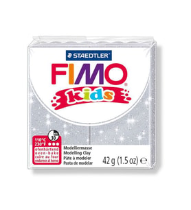 Staedtler Fimo Kids Yumuşak Polimer Kil 42 gr 812 Yaldızlı Gri 