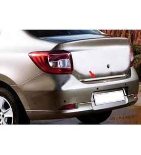 Renault Clio 4 Symbol Krom Alt Bagaj Çıtası 2013 Üzeri P.Çelik
