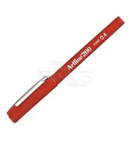 Artline Fineliner 200 0.4mm İnce Uçlu Yazı Ve Çizim Kalemi Red