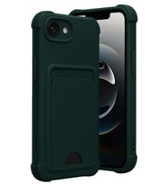Pilelistore   Apple iPhone 16E Kelvin Kartvizitli Silikon - Koyu Yeşil