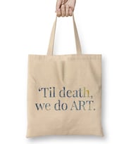 Til Death We Do Art Starry Night Bez Çanta Uzun Saplı