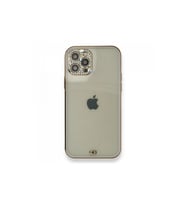 Apple İphone 12 Pro Kılıf Liva Taşlı Silikon - Mor