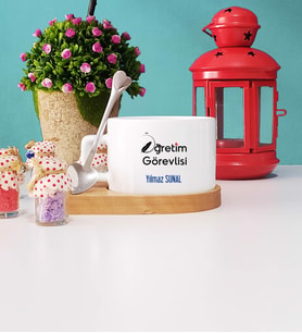 Öğretim Görevlisi Kupa Bardak Kısa Fotoğraflı
