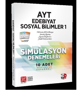 3D Yayınları AYT Edebiyat Sosyal Bilimler 10'lu Simulasyon Denemeleri Tamamı Video Çözümlü