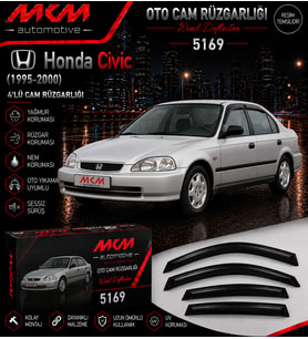Honda Civic (1995-2000) 4'lü Mugen Cam Rüzgarlığı