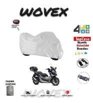 Yamaha X-Max 250 Tech Max Motosiklet Brandası,Branda,Örtü (Arka Çanta Uyumlu)
