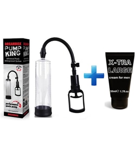 Pretty Love Süper Vakum Penis Pompası+ ViaGel Penis Kremi 50 ml