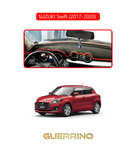 SUZUKI Swift   2017-2020 TORPİDO KORUMA HALISI KIRMIZI KENAR