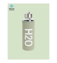 H2o Kılıflı Cam Matara 500 ML