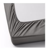 Çift Kişilik Lastikli Çarşaf, IKEA Renk Ölçü 140x200 Cm Pamuklu gri-180x200