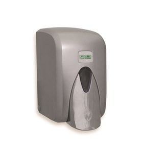 Omnipazar Vialli S5C Gri Sıvı Sabun Dispenseri Aparatı Hazneli 500 ml