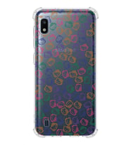 Samsung Galaxy A10 Uyumlu Köşe Korumalı Antişok Kapak Hello Kitty Tasarımlı Şeffaf  Kılıf