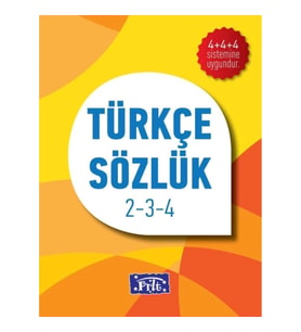 İlköğretim Türkçe Sözlük Karton Kapak 2-3-4