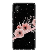 Tcl L7 Kılıf Excode Resimli Desenli Baskılı Silikon Kılıf Excode Flowers Dots 1423