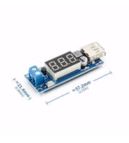 40V to 5V 2A Voltaj Düşürücü Usb Çıkış Soketi Mobil Güç Kaynağı