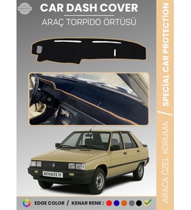 RENAULT 11 Torpido Örtüsü Ön Göğüs Koruma Araca Özel Çatlamayı Önler Kaymaz Kolay Montaj UV Koruma