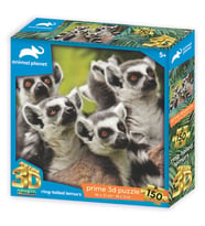 Prime 3D - Lemurlar 150 Parça Puzzle 10895