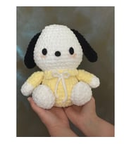 Pochacco Örgü Oyuncak (Beyaz-Sarı)