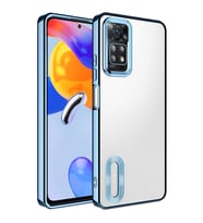 Xiaomi Redmi Note 11 Pro 5G Uyumlu Kılıf Kamera Korumalı Logo Gösteren Zore Omega Kapak