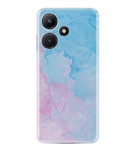 Infınix Hot 30i Kılıf Resimli Desenli Baskılı Silikon Pink Blue Abstract 1385