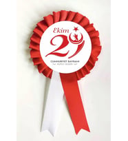 29 EKİM CUMHURİYET BAYRAMI SATEN KOKART ROZET