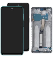 Xiaomi Redmi Note 9S Lcd Ekran Dokunmatik Çıtalı  (Gri)