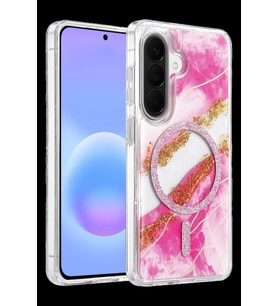 Onegif Galaxy A37 5G Lotus Simli Magsafe Kapak - Pembe