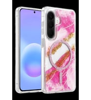 Onegif Galaxy A37 5G Lotus Simli Magsafe Kapak - Pembe