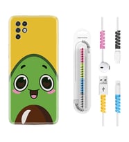 INFINIX Note 11 Pro Note 10 Hot 9 Play Kılıf Kablo Koruma Spiral Silikon Avo Şekerto 1626