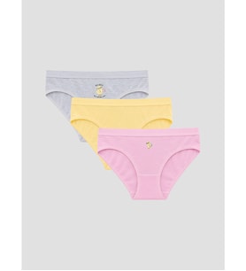 LCW Young Lila Baskılı Bikini Külot 3'lü