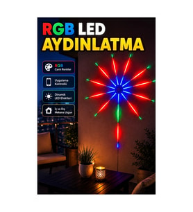 Modüler RGB LED Duvar Aydınlatması – Uygulama ve Müzik Senkronizasyonlu
