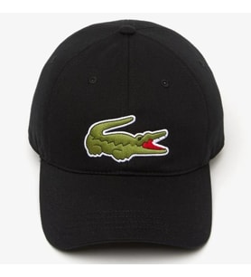 Lacoste Baseball Cap Black Organik Pamuk Unisex Şapka Siyah