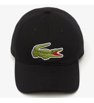 Lacoste Baseball Cap Black Organik Pamuk Unisex Şapka Siyah