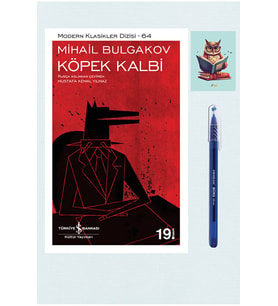Köpek Kalbi - Mihail Bulgakov - İş Bankası - 9786053325949 - (KALEM VE NOT DEFTERLİ) (Renksiz)