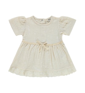 Civil Baby Fiyonklu 6-18 Ay Elbise - Bej