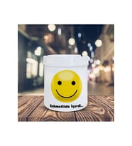 Rahmetlide Içerdi Espirili Emoji Baskılı Küllük Kül Tablası