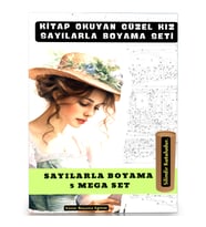 Sayılarla Boyama Tablo Seti (Kitap Okuyan Güzel Kız)