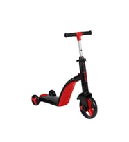 BOONY KIRMIZI ÇOCUK SCOOTER- BİSİKLET 1 ÜRÜN 3 ÖZELLİK 50 KG TAŞIMA KAPASİTELİ (Standart)