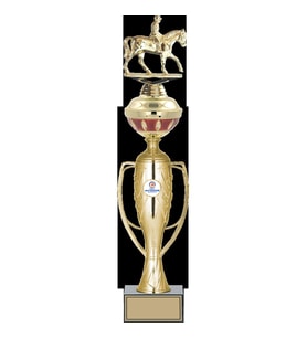 ODAK KUPA - Figürlü Kupalar - At / Binici Figürlü Kupalar FG-073 B - 49 cm