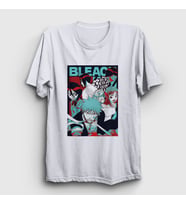 Presmono Unisex Beyaz Poster Anime Bleach T-Shirt 128111tt (Beyaz)