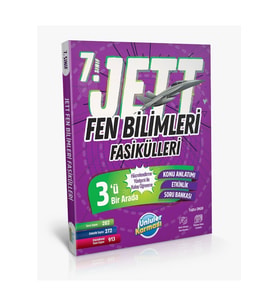 Ünlüler 7. Sınıf Fen Bilimleri Jett Soru Fasikülleri Ünlüler Yayınları