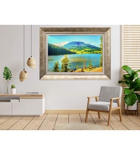 Gümüş Çerçeveli dekoratif Tablo as937