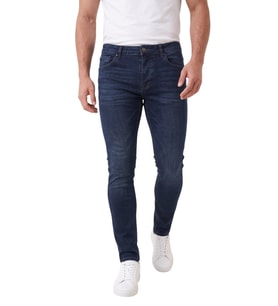 DeepSEA Erkek Slim Fit Likralı Yumuşak Dokulu Jean – Esnek Dar Paça Lacivert Kot Pantolon 2602167