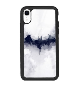 iPhone XR Beyaz Batman Tasarımlı Glossy Telefon Kılıfı