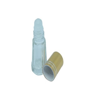 BOŞ PARFÜM ŞİŞESİ 3 ML (3 ADET) SARI KAPAKLI ROLL-ON BOŞ ŞİŞE