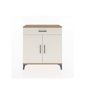 Arges Şifonyer 2 Raflı Tek Çekmeceli 2 Kapaklı 88x30x96 Çam-Aytaşı