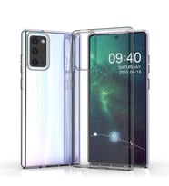 Samsung Galaxy Note 20 Kılıf Şeffaf Silikon Hibrit Case (Renksiz)