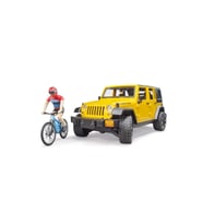 Bruder Jeep W. Rubicon & Bisiklet Ve Sürücüsü Br02543