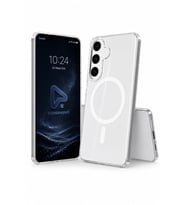 Şeffaf Mika Sararmaz Sert Magsafe Kılıf Galaxy S24