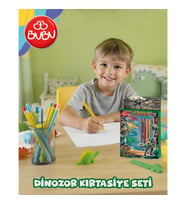 Bu-Bu Kırtasiye Seti Dinazor